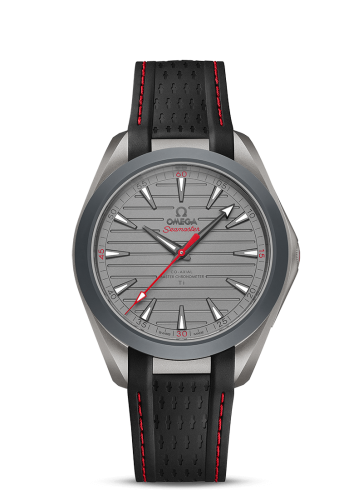 Omega Seamaster Aqua Terra 150M Master Chronometer 41 Ultra Light Titanium / Grey - Red / Rubber